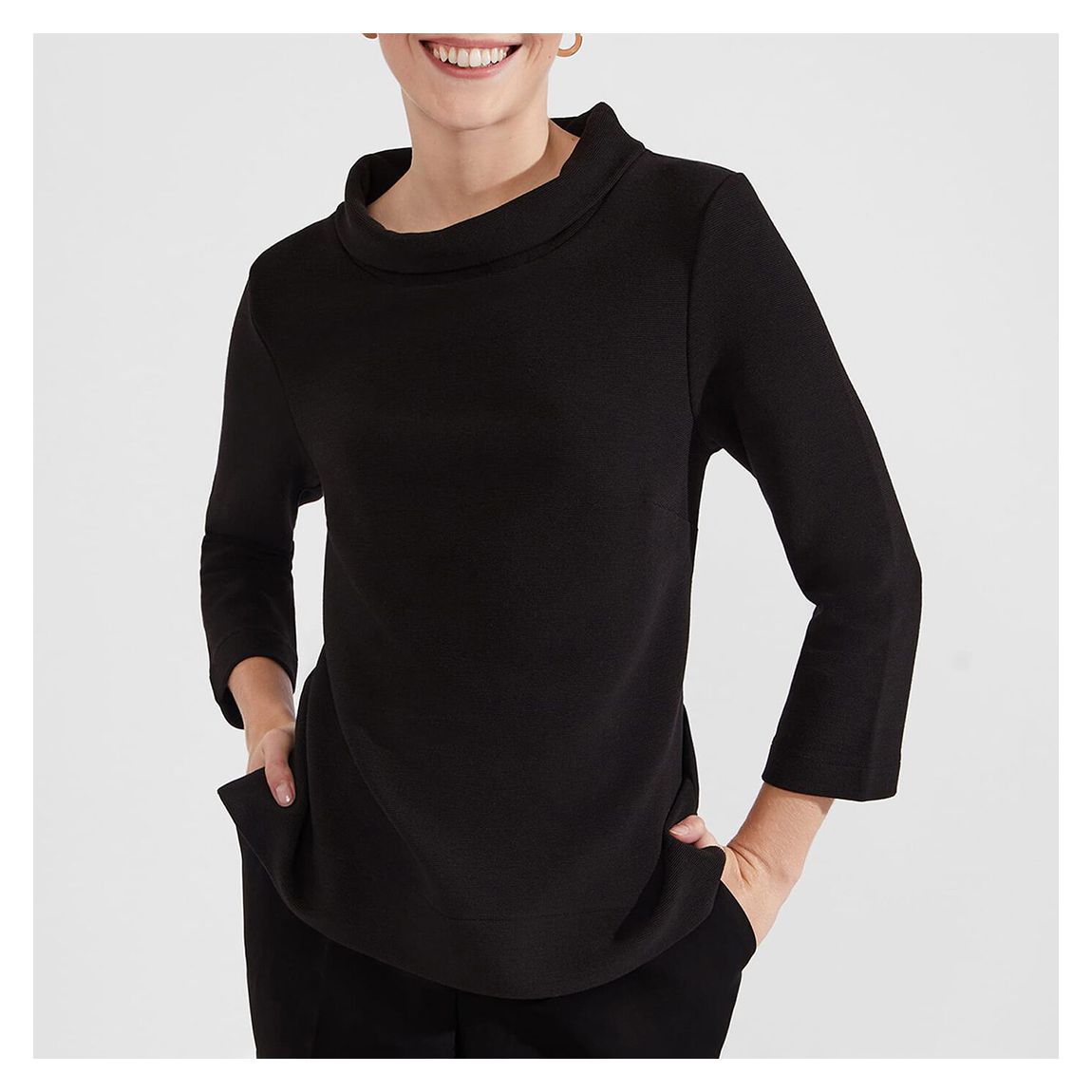 Black Betsy Crop Sleeve Top main product photo