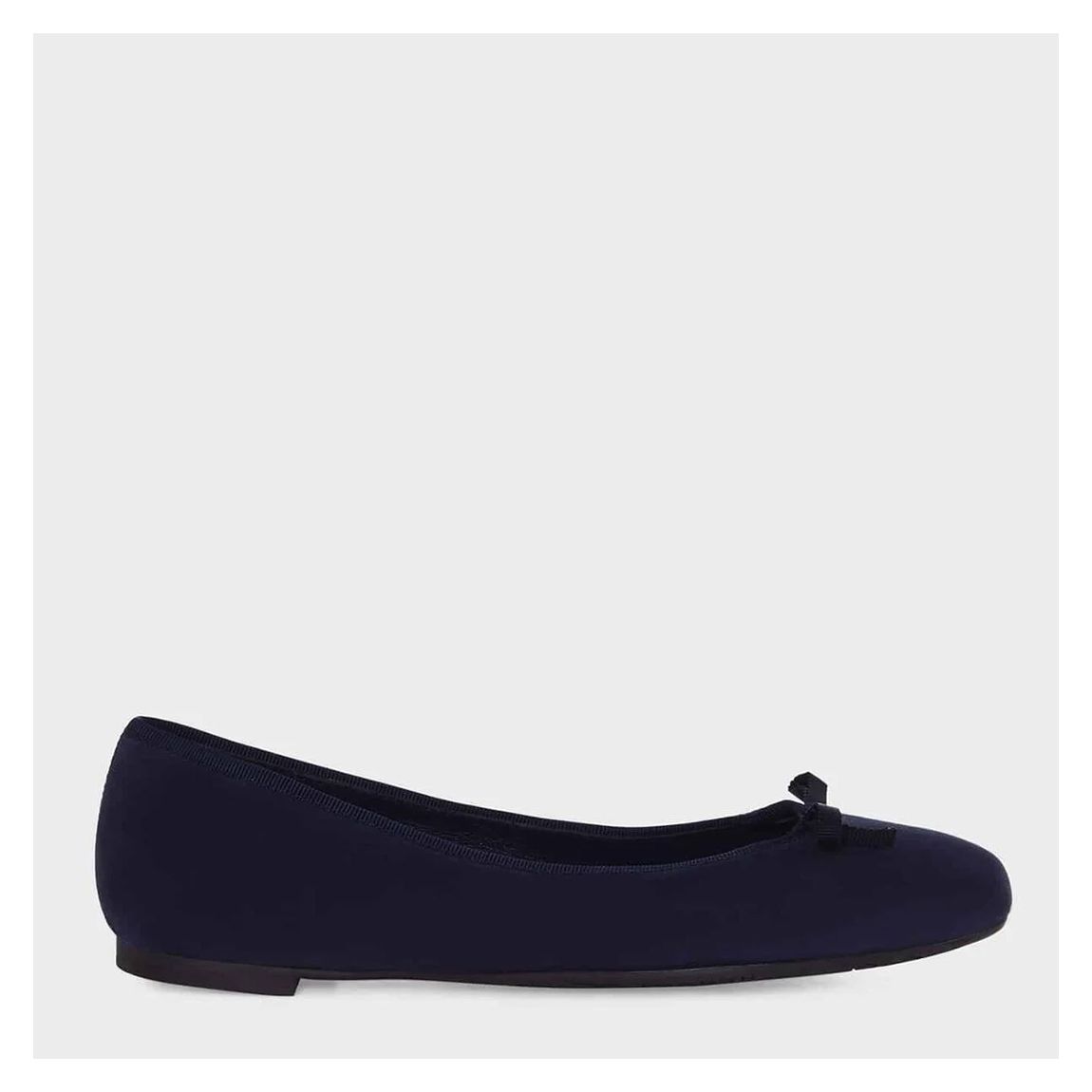 Navy Flo Suede Ballerinas main product photo