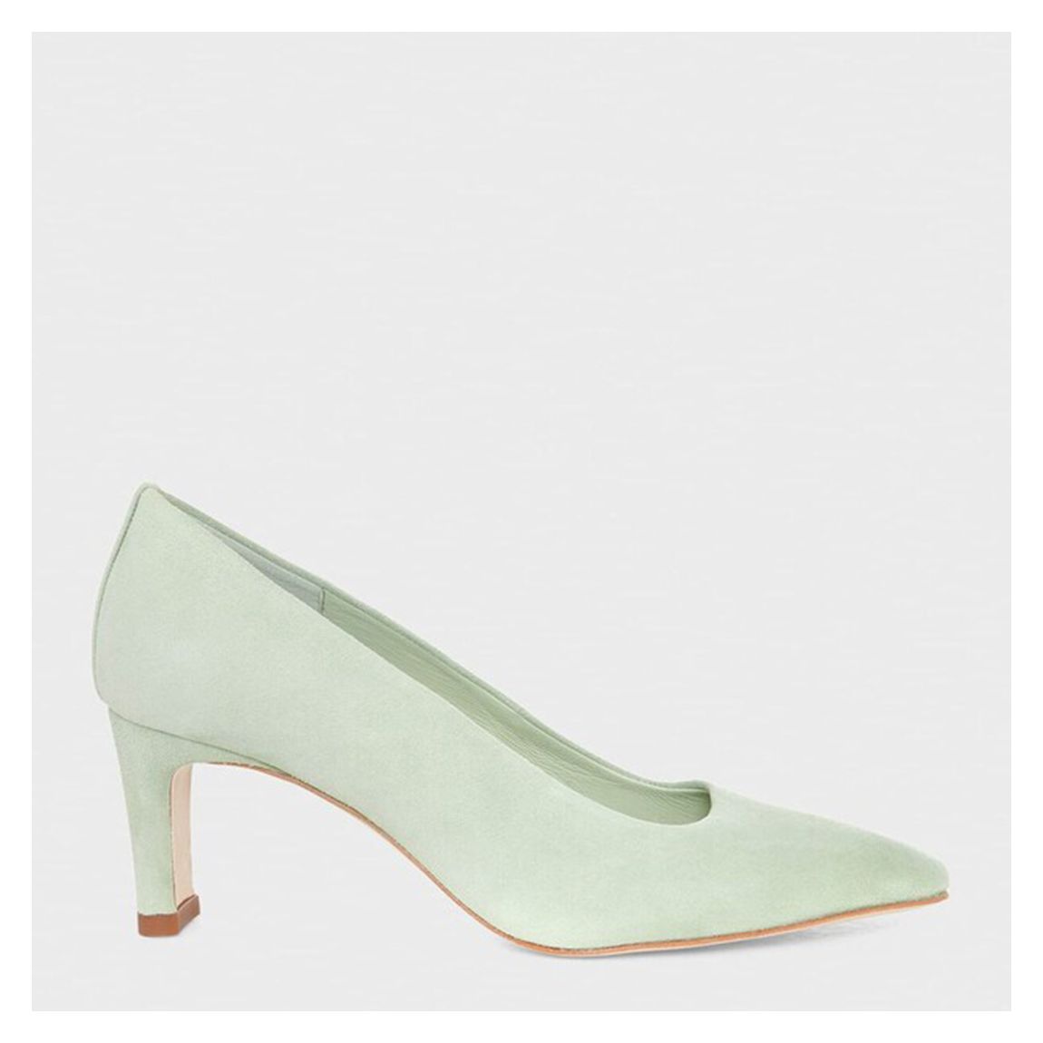 Green Merle Suede Court Shoes main product photo