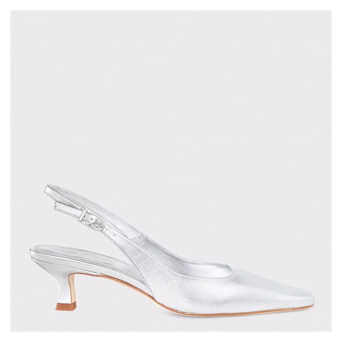 Silver Dita Slingback Heels main product photo