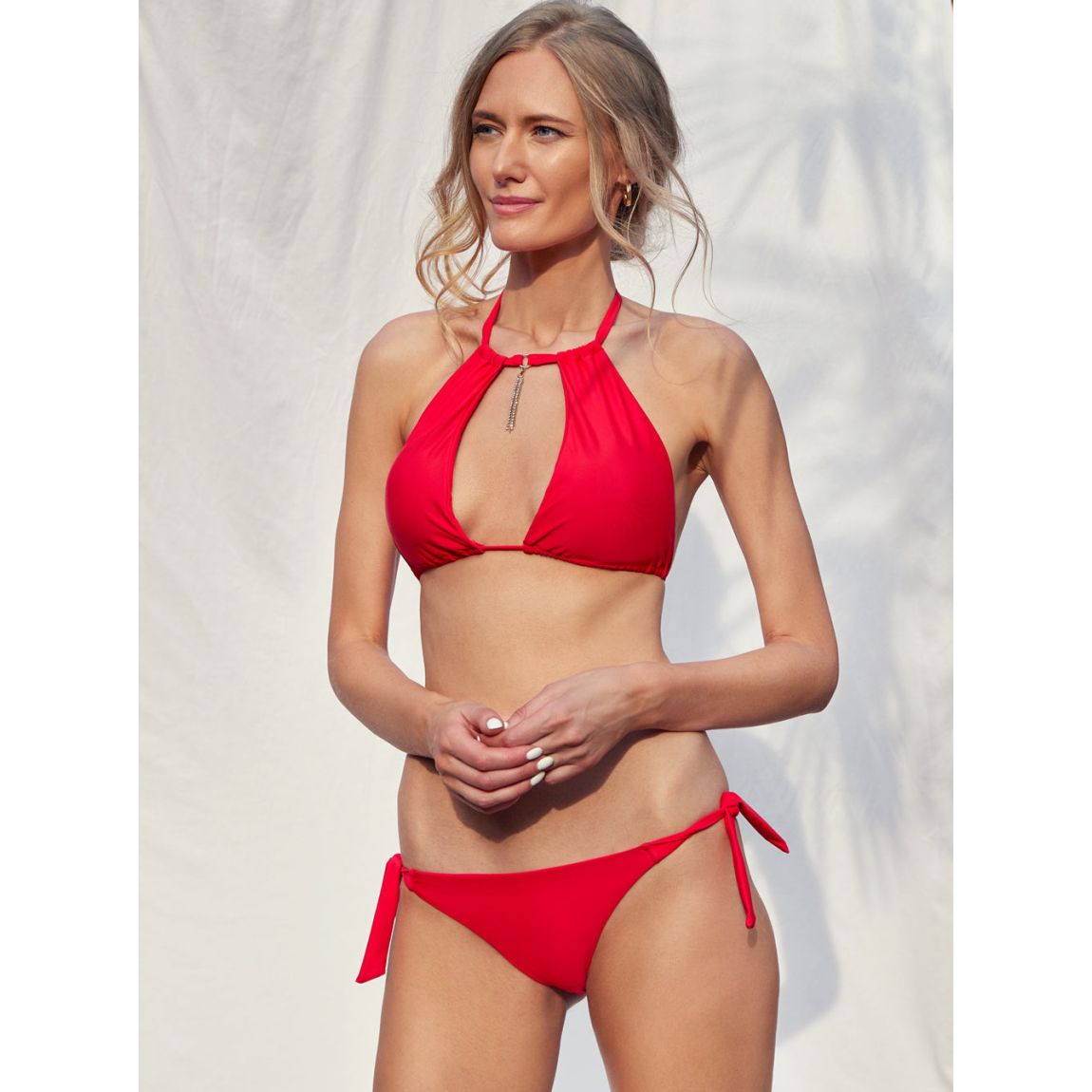 Sofia Red Bikini Bottom main product photo