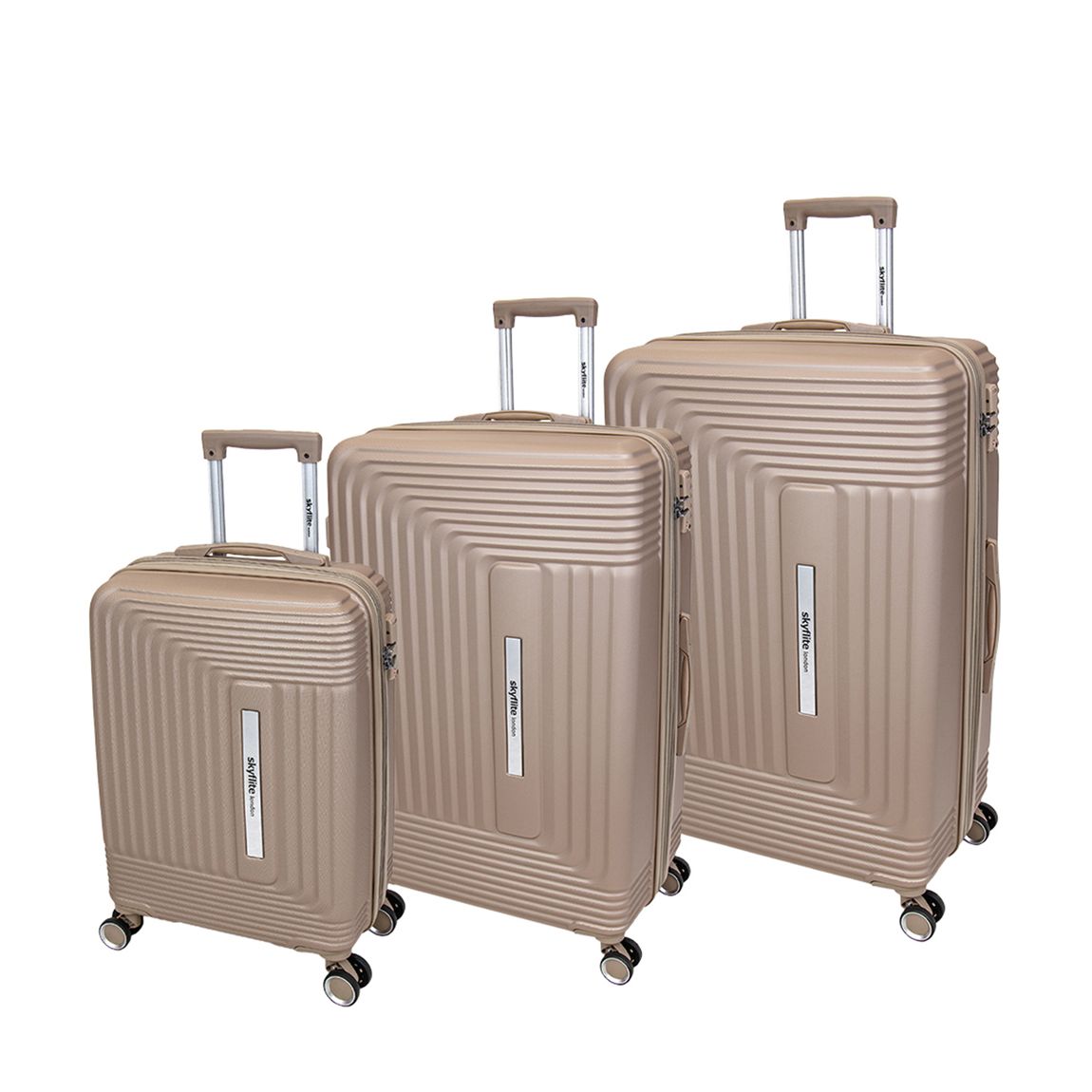 Champagne Connect 57/68/79cm 3-Piece Suitcase Set main product photo