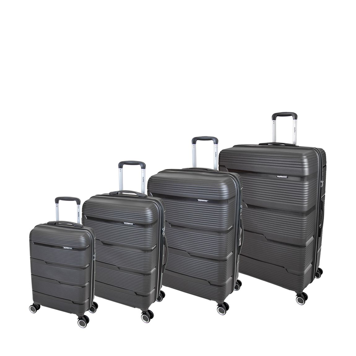 Charcoal Plasma 55/66/77/85cm 4-Piece Suitcase Set main product photo
