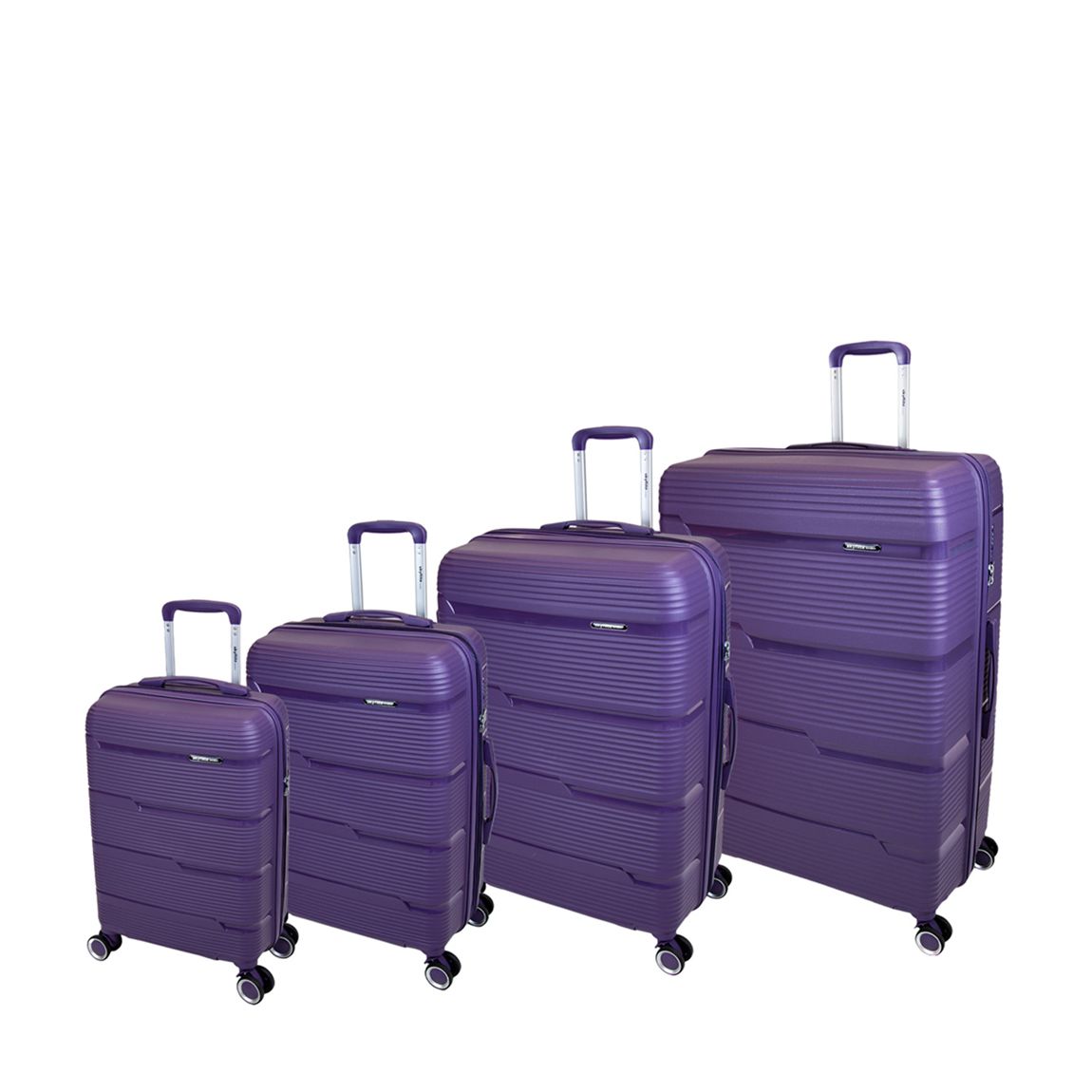 Purple Plasma 55/66/77/85cm 4-Piece Suitcase Set main product photo