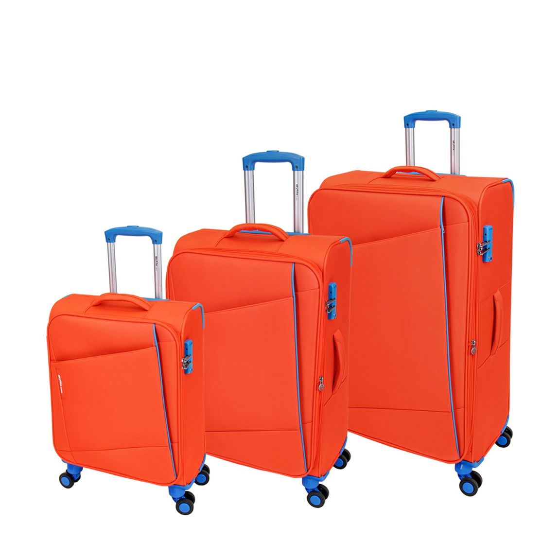 Orange Fiesta 55/71/81cm 3-Piece Suitcase Set main product photo