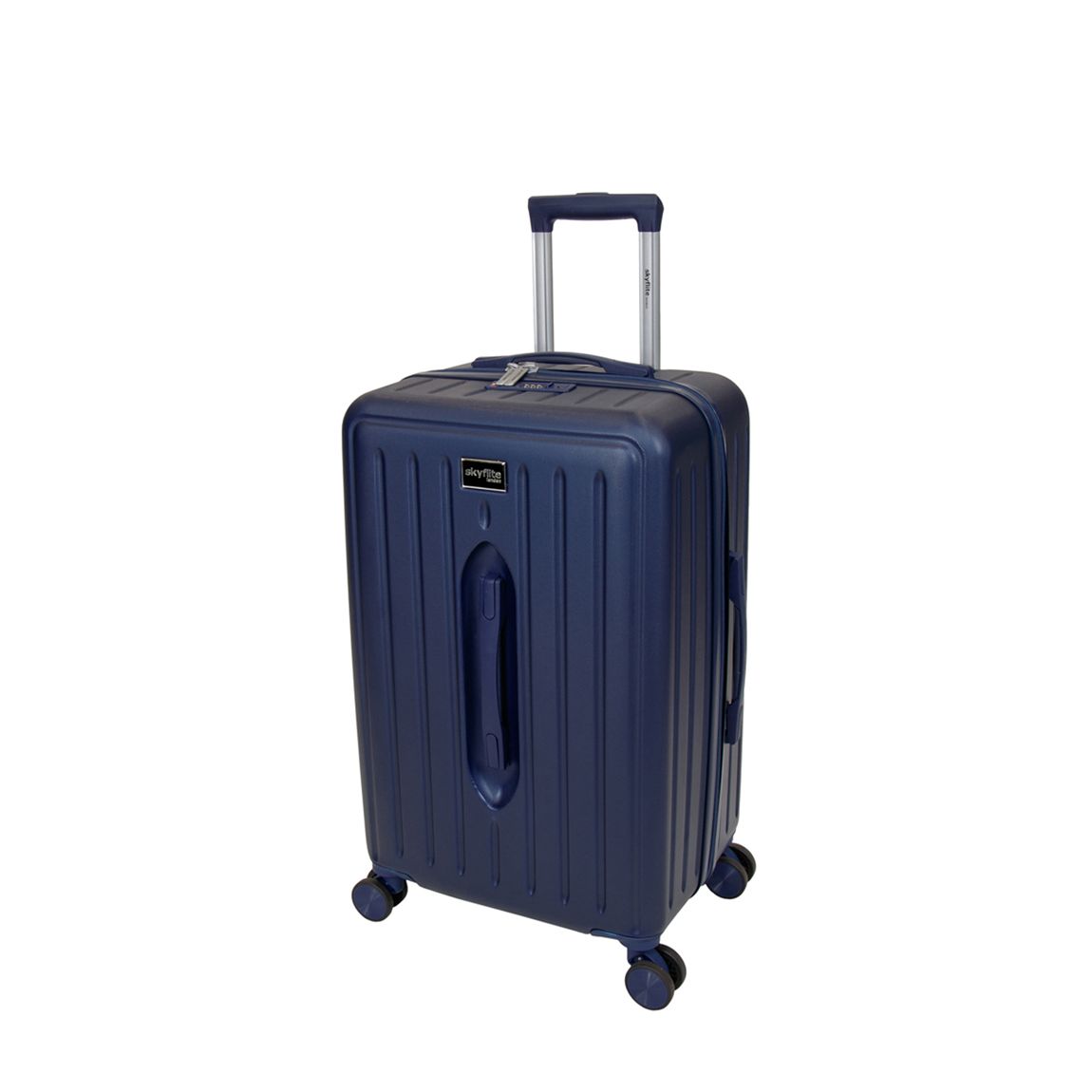 Blue Modern Trunk 67cm Medium Single Suitcase main product photo
