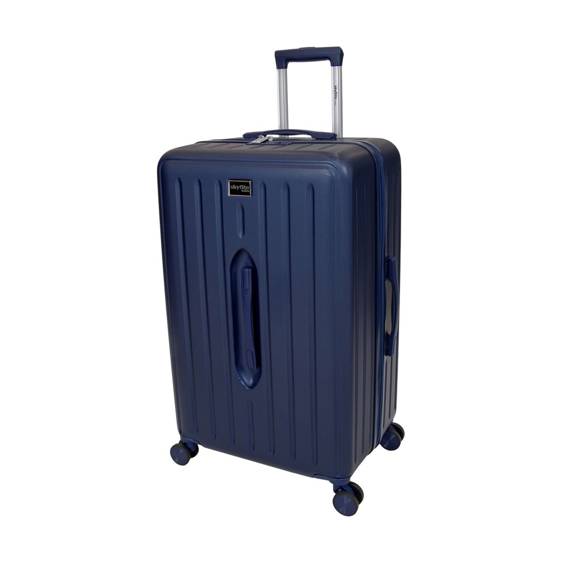 Blue Modern Trunk 77cm Large Single Suitcase main product photo