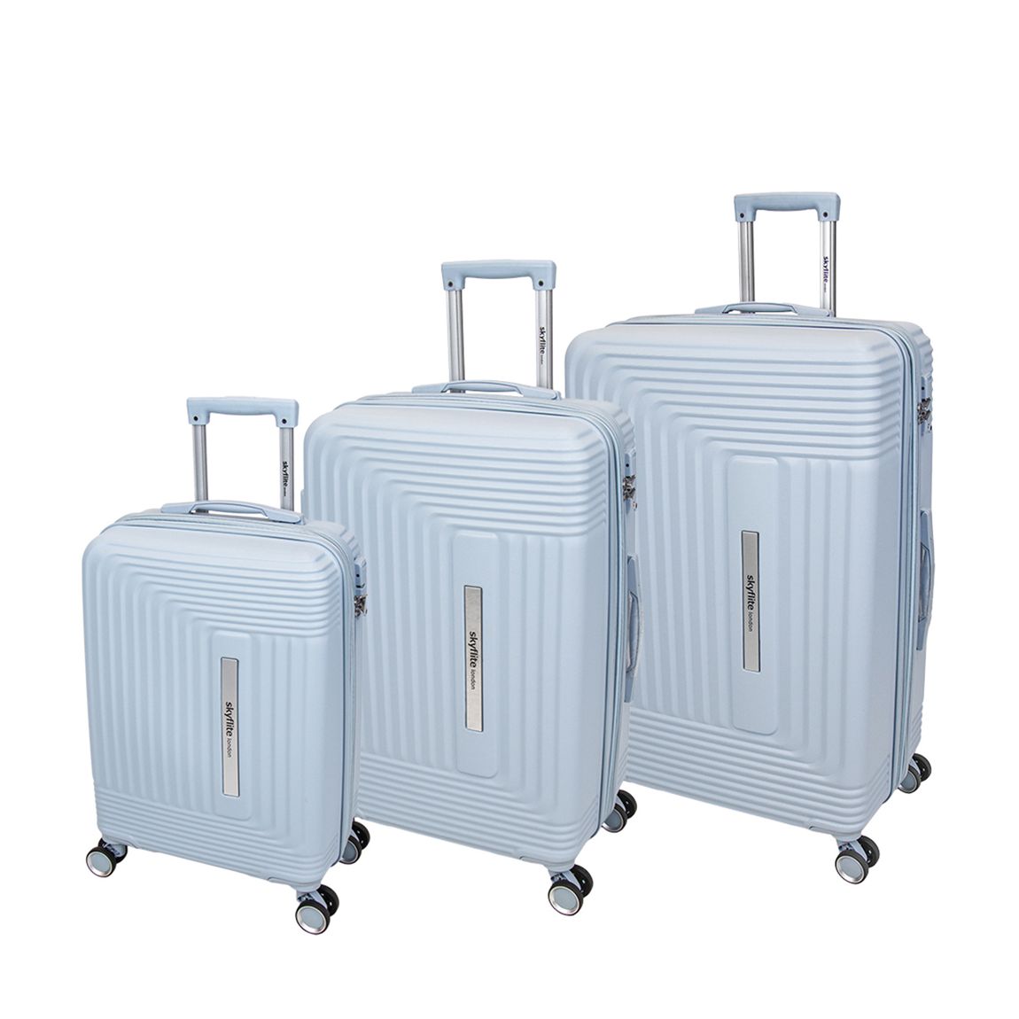 Powder Blue Connect 57/68/79cm 3-Piece Suitcase Set main product photo