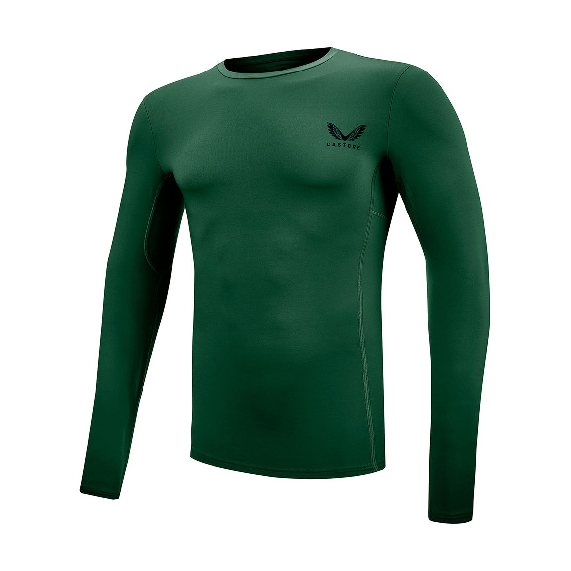 Bottle Green Castore Long Sleeved Baselayer Top main product photo