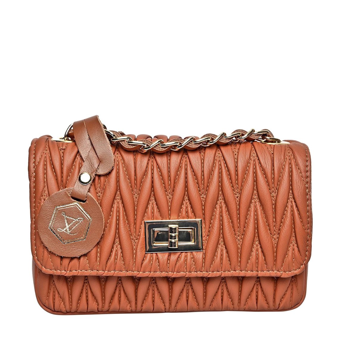 Cognac Crossbody Bag main product photo