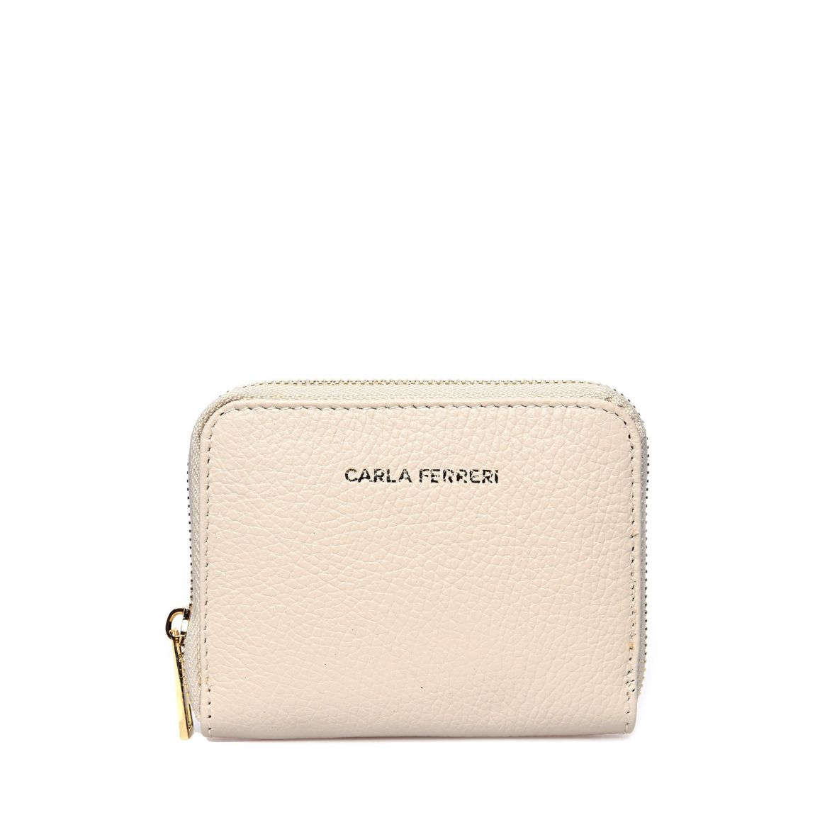 Beige Italian Leather Wallet main product photo