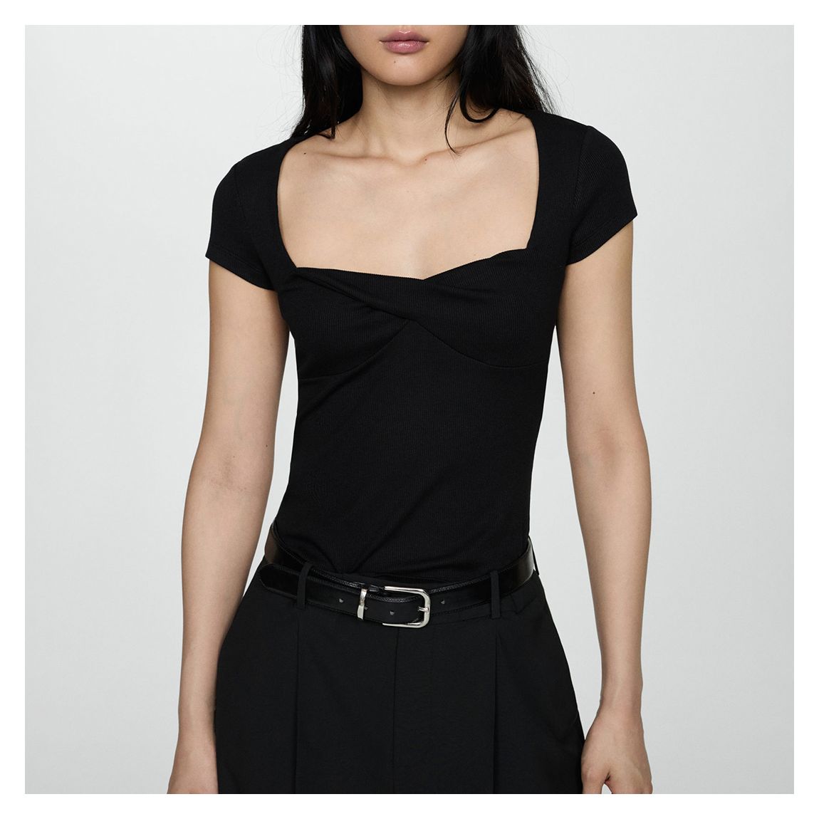 Black Love Heart Top main product photo