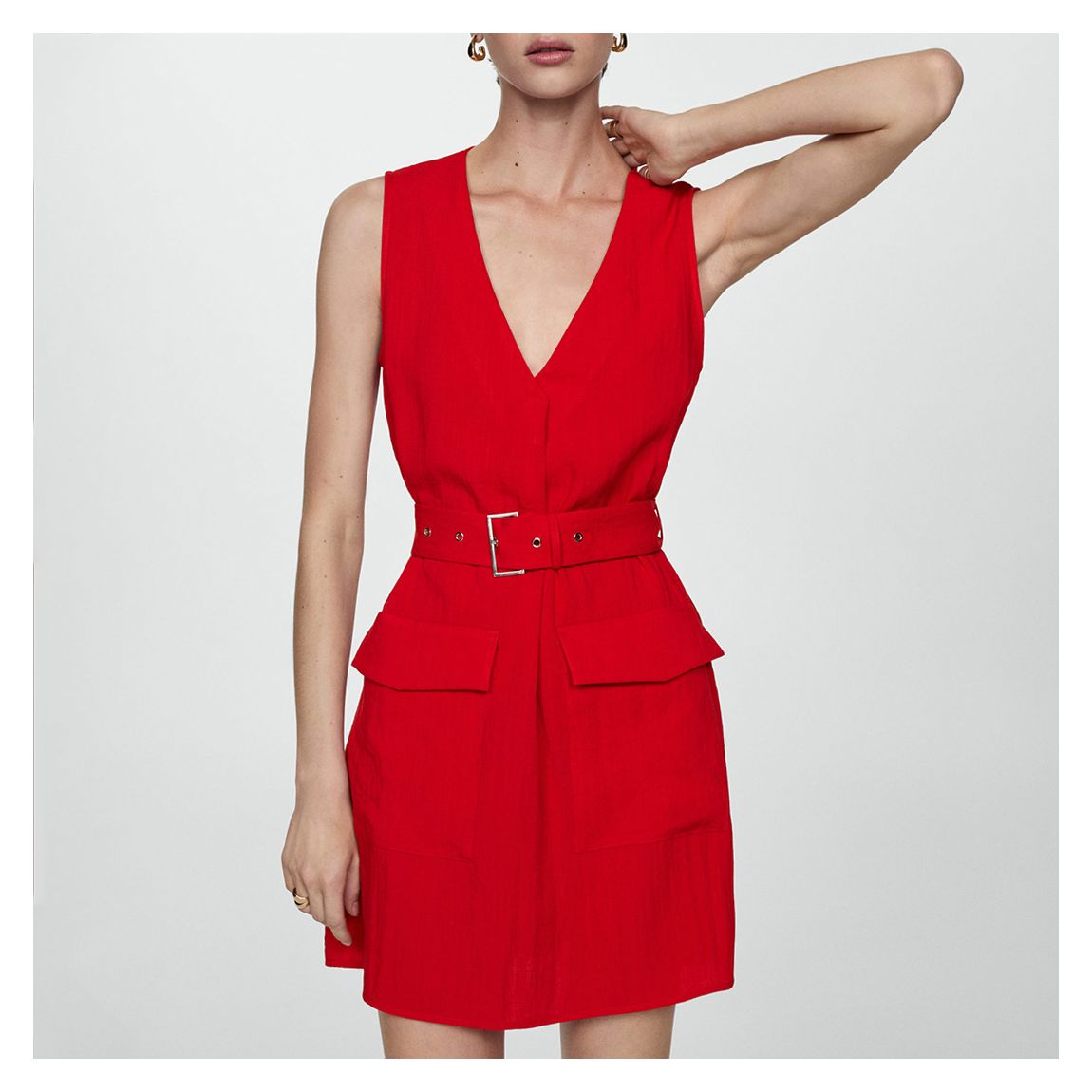 Scarlet Utility Mini Dress main product photo