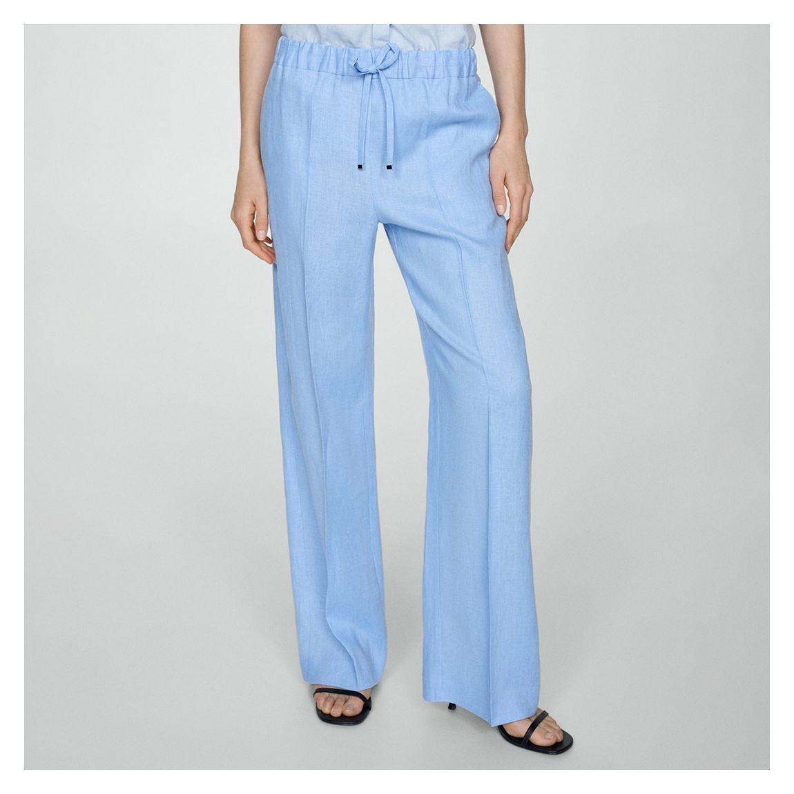 Pale Blue Tie Pants main product photo