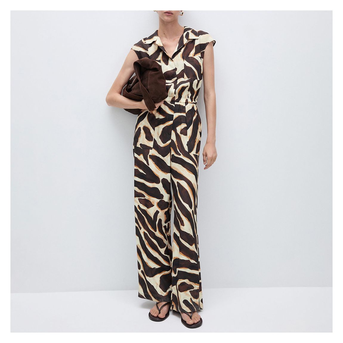 Multi Animal Print Jumpsuit main product photo