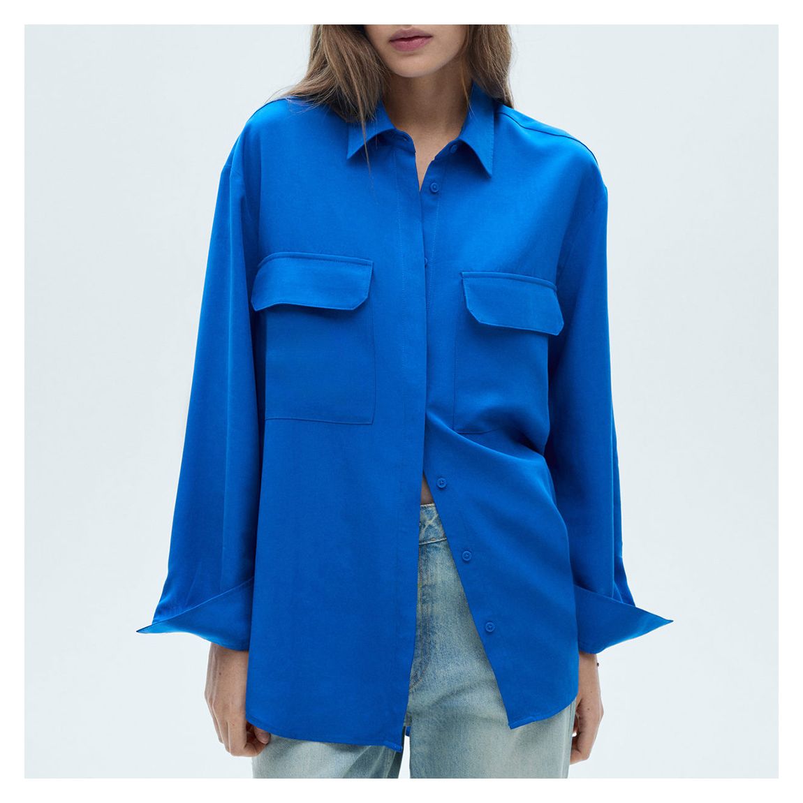 Cobalt Oversized Shirt main product photo