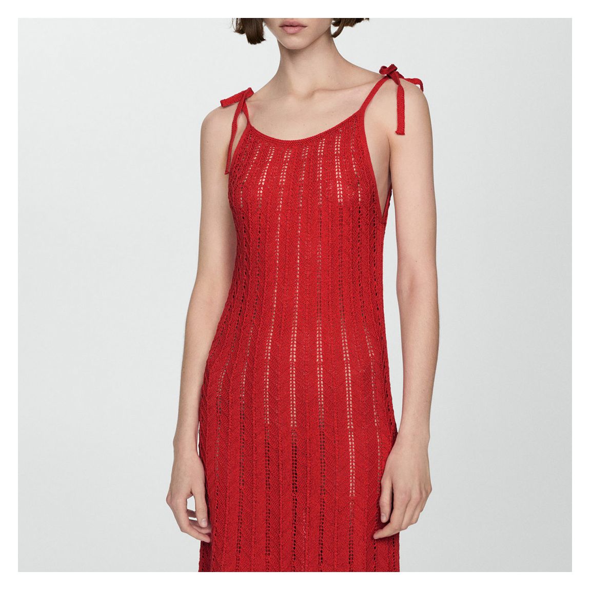 Scarlet Open Weave Midaxi Dress main product photo