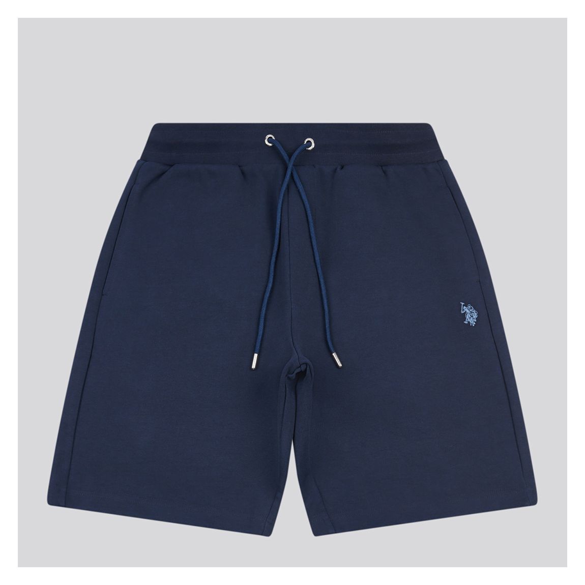 Navy Smart Interlock Cotton Blend Shorts main product photo