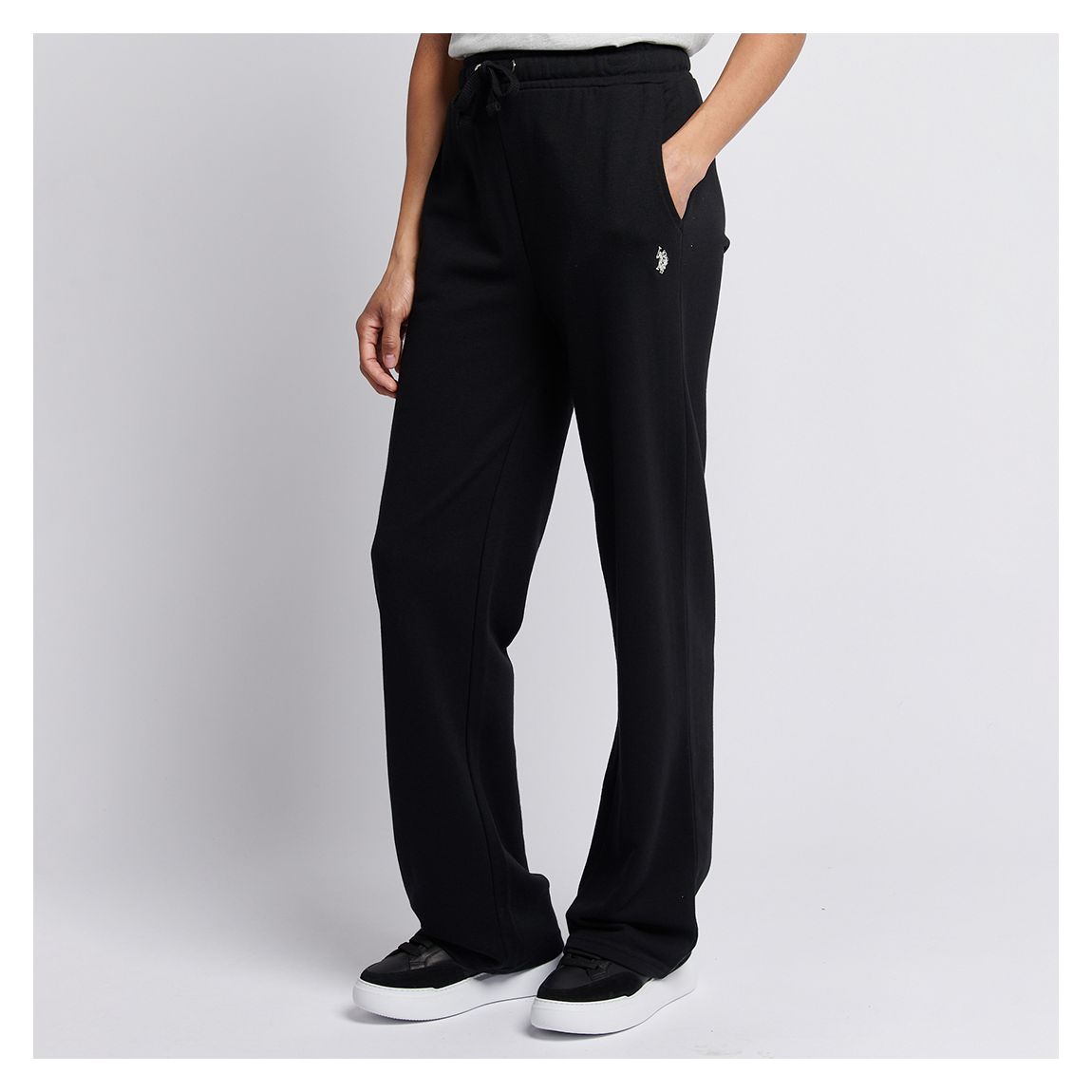 Black Wide Leg Joggers main product photo