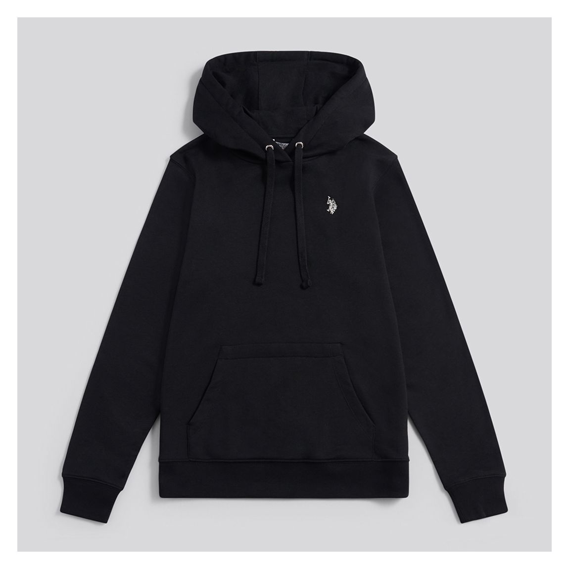 Black DHM LB Cotton Blend Hoodie main product photo