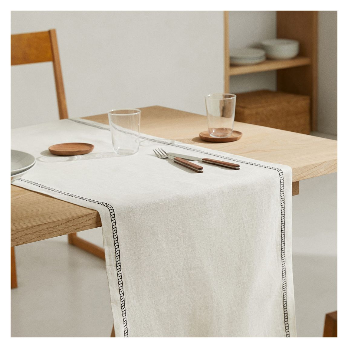 Table Runner with Seam Detail main product photo