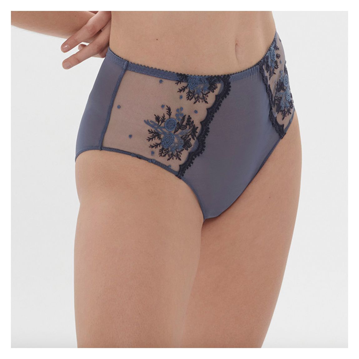 Intrigue Knickers Cinder Blue main product photo