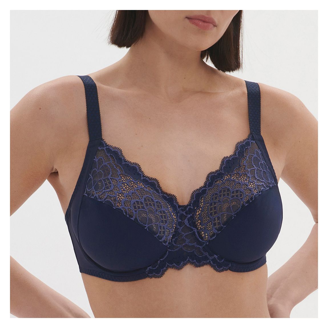 Caresse Bra Ink Blue main product photo