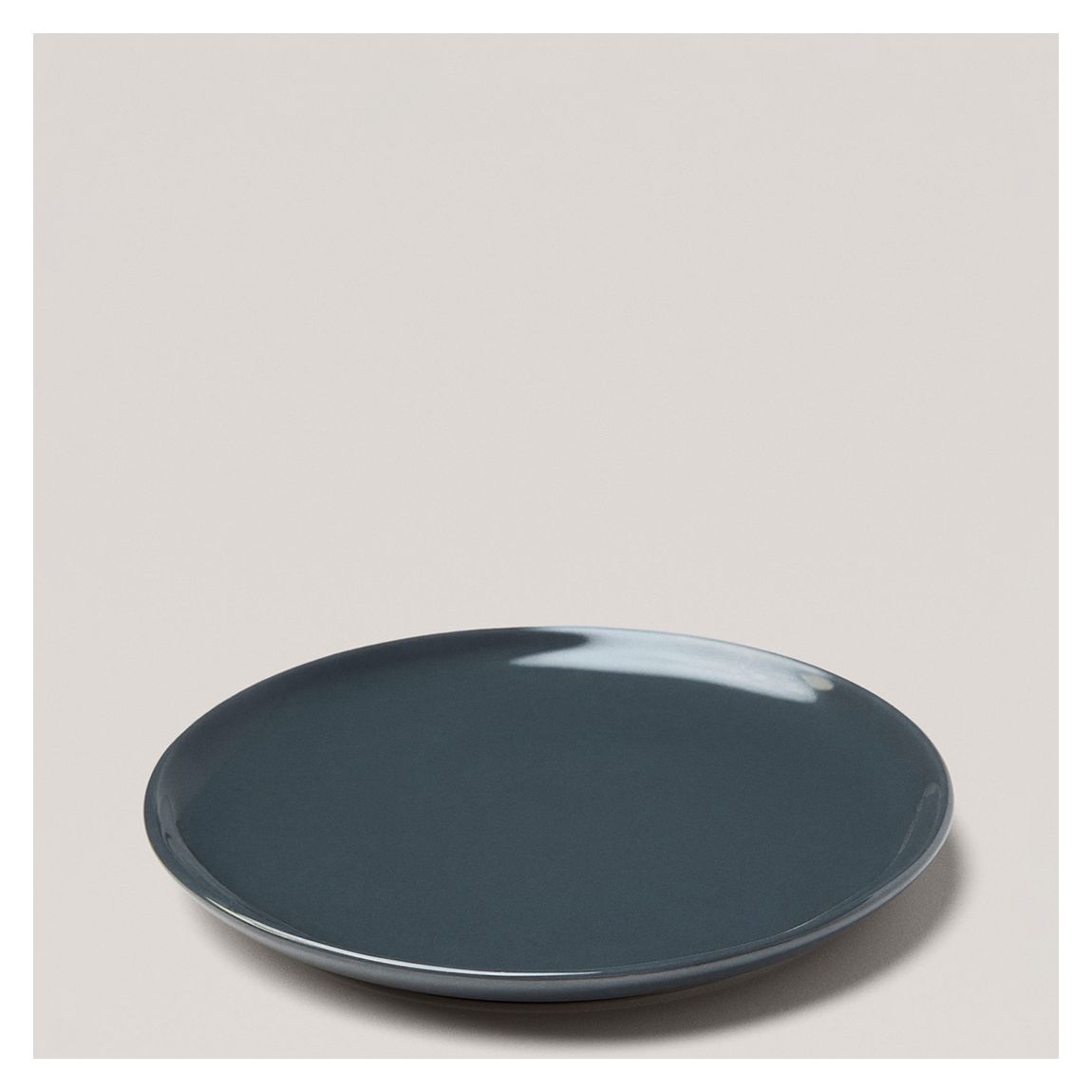 Charcoal Stoneware Dessert Plate main product photo