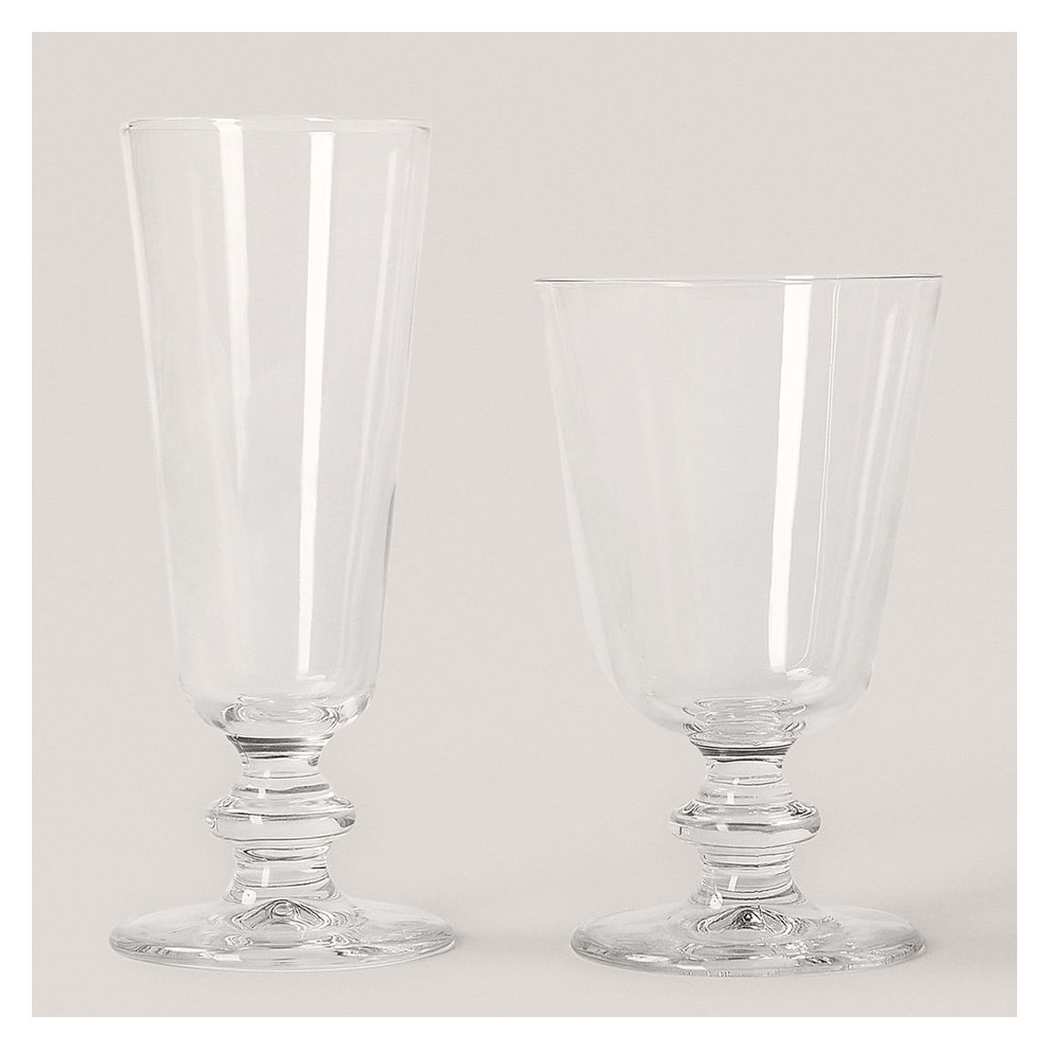Transparent Short Stem Flute Glass main product photo