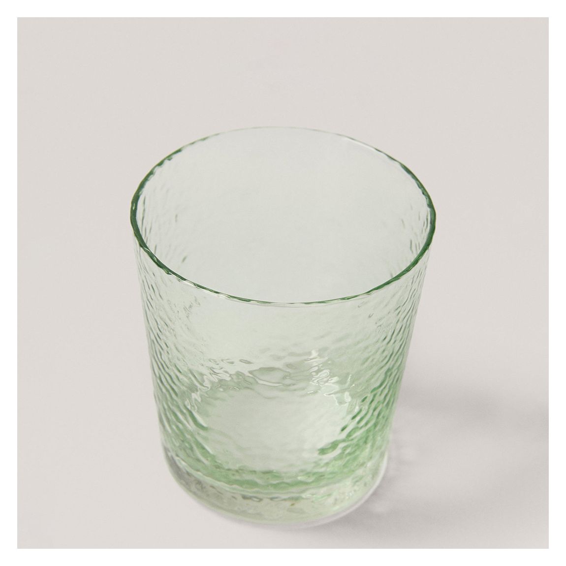 Green Transparent Embossed Glass main product photo