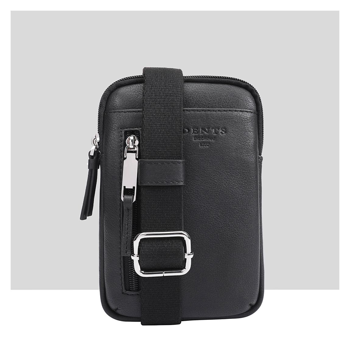 Jet Black Pixis Manbag main product photo