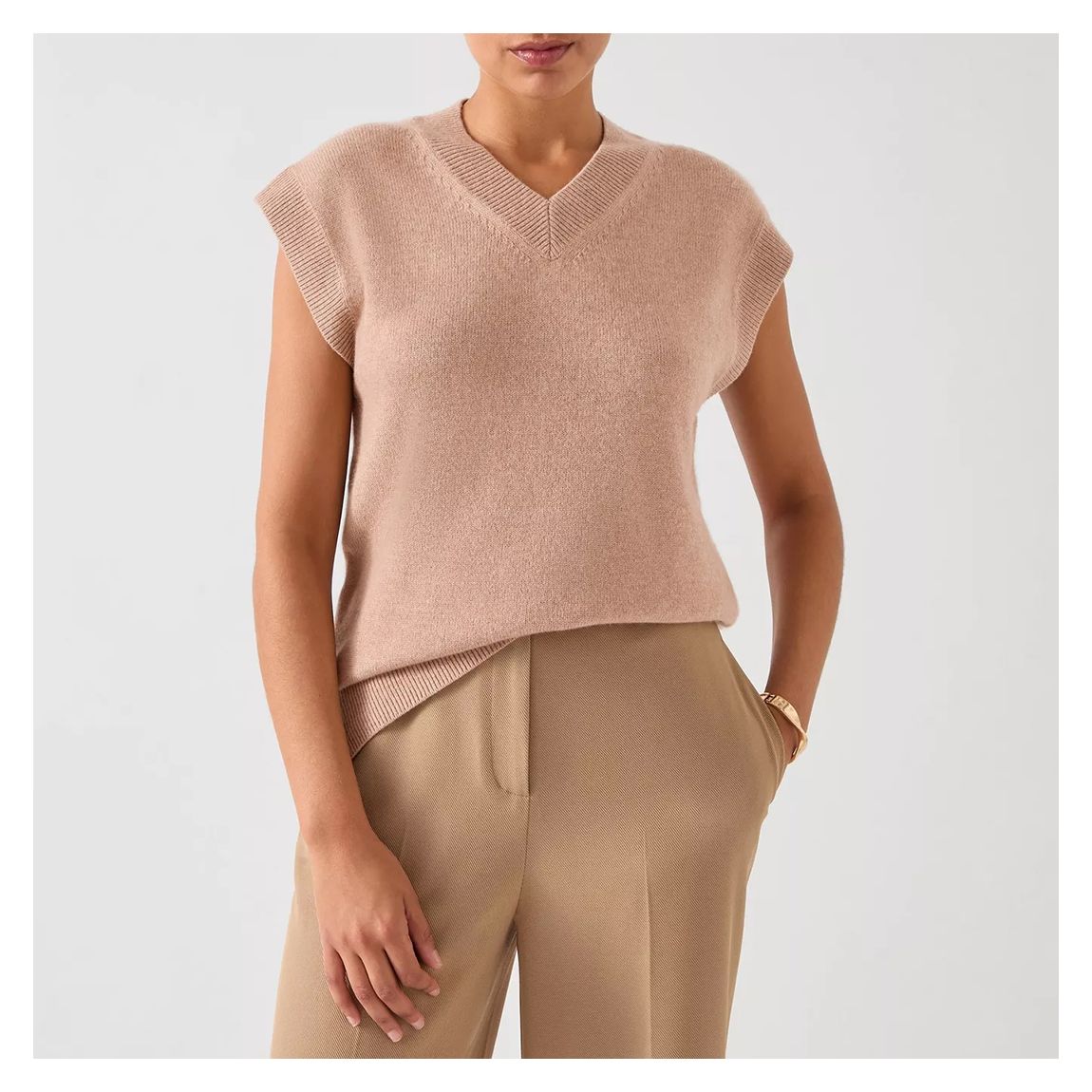 Blush Nila Cap Sweater Vest main product photo