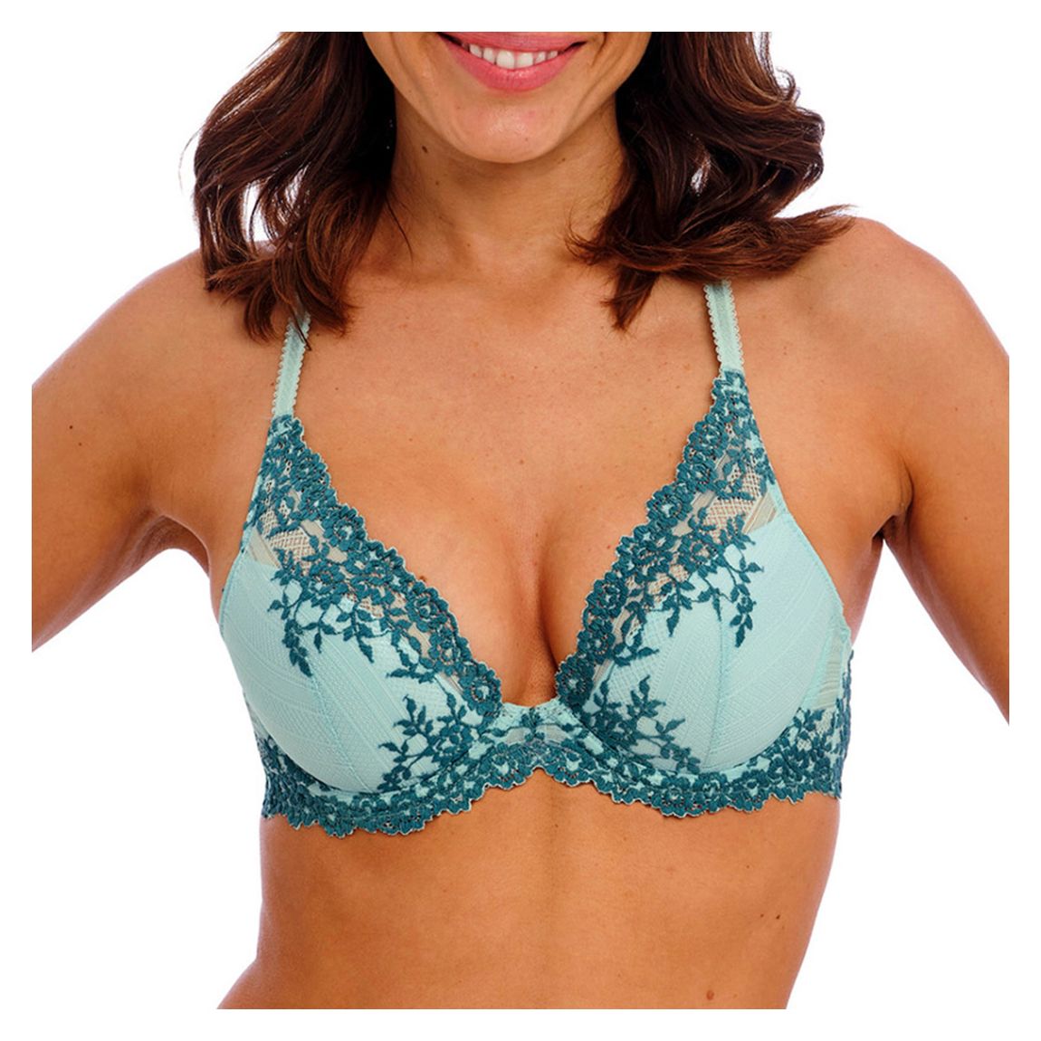 Embrace Lace Plunge Underwire Bra main product photo