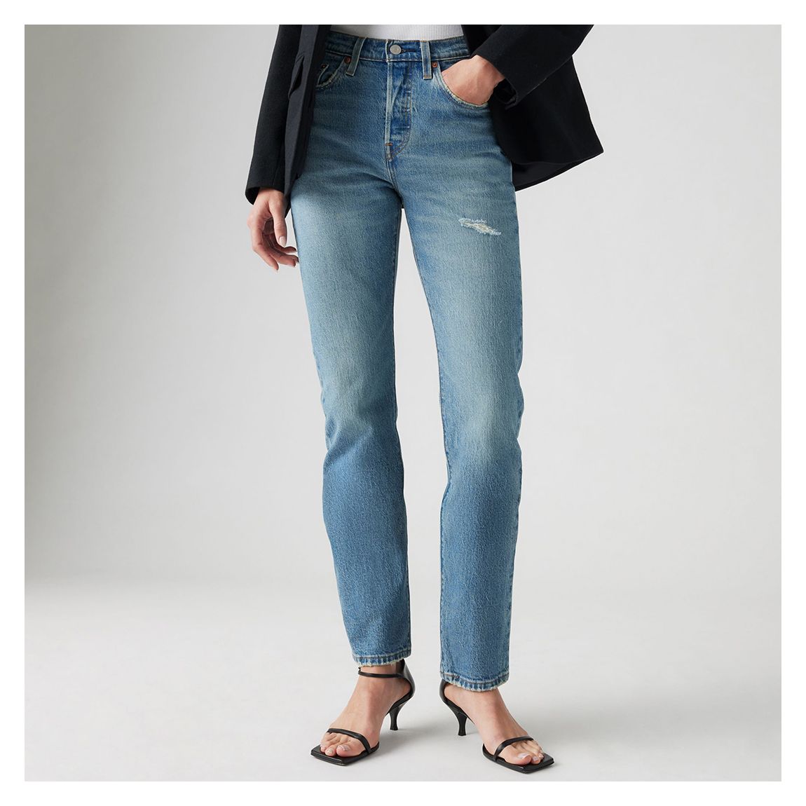 Blue 501® Straight Stretch Jeans main product photo