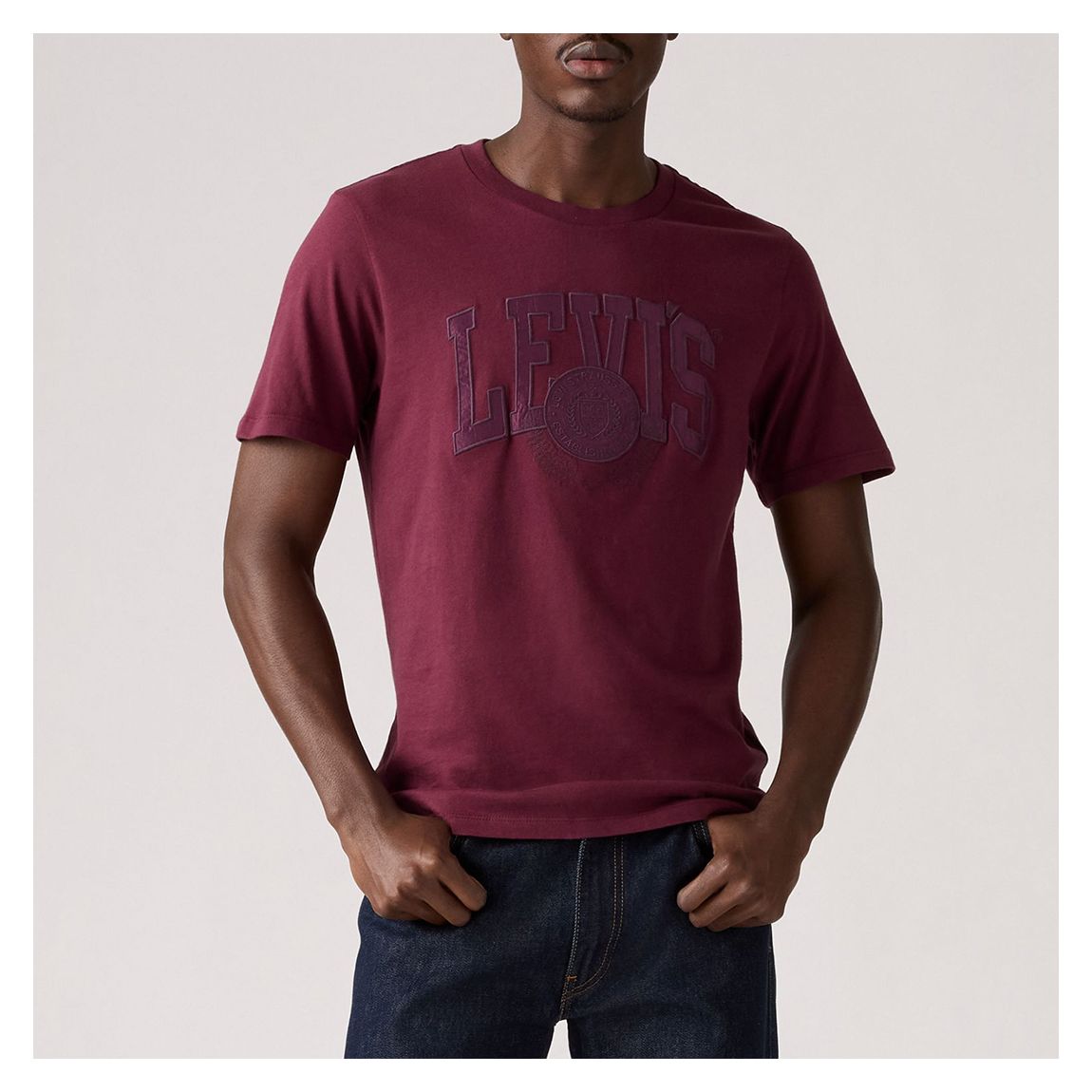 Burgandy Graphic Logo T-Shirt main product photo