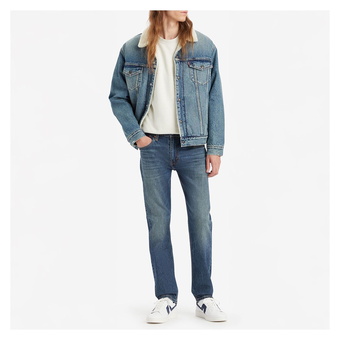 Mid Blue 502™ Tapered Jeans main product photo
