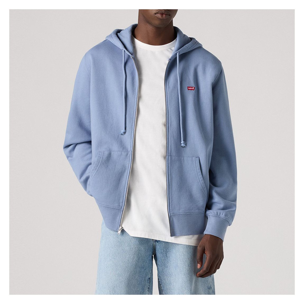 Blue The Original Zip Up Hoddie main product photo