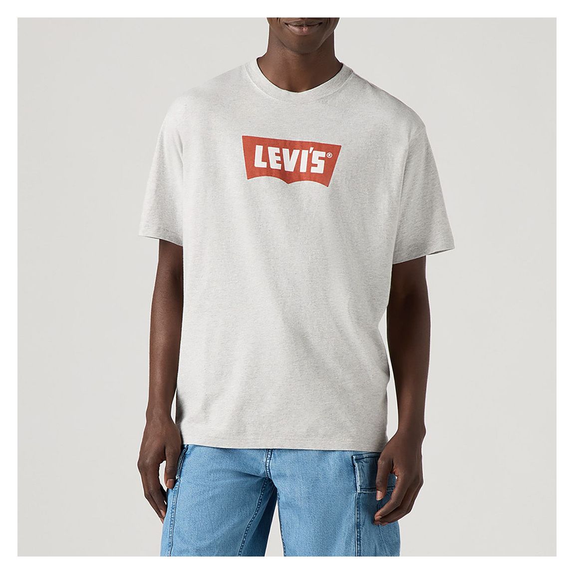 Light Grey Vintage Graphic Cotton T-Shirt main product photo