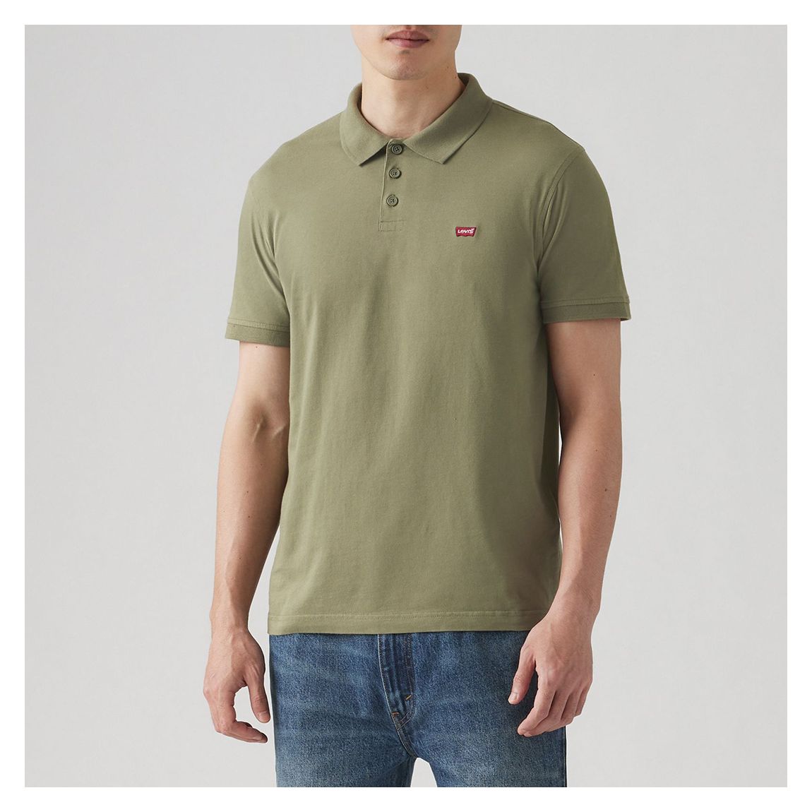 Green Cotton Polo Shirt main product photo