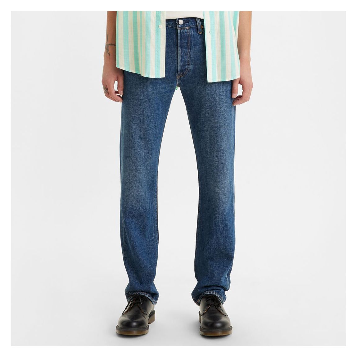 Dark Blue 501™ Relaxed Straight Leg Jeans main product photo