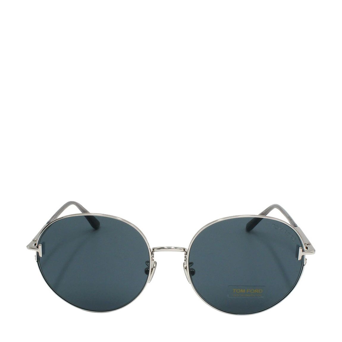 Men's Blue Round Tom Ford Sunglasses 58mm main product photo