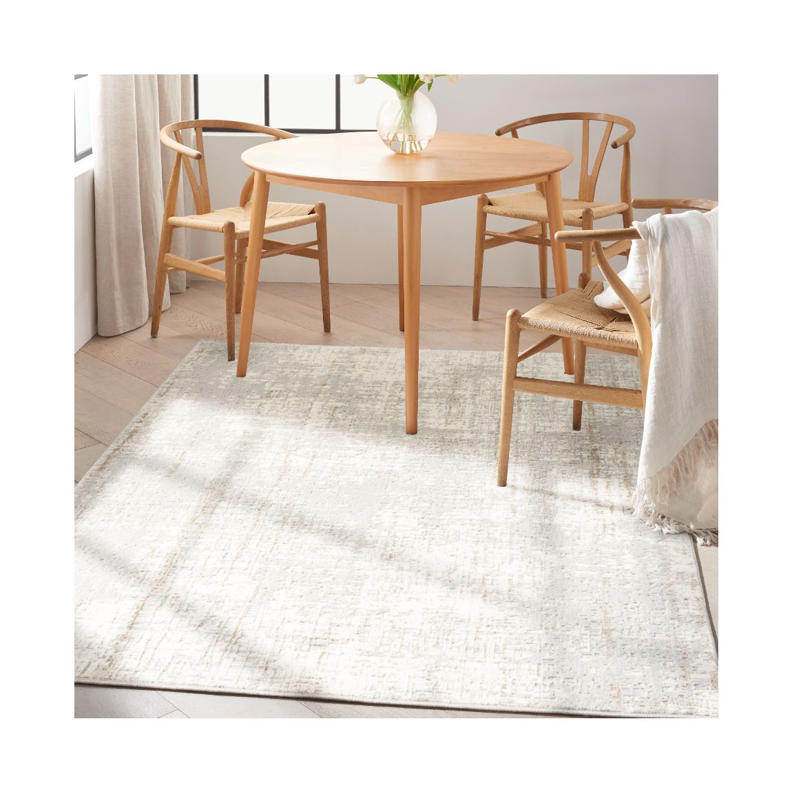 Rush Grey 152cm x 97cm Rug main product photo