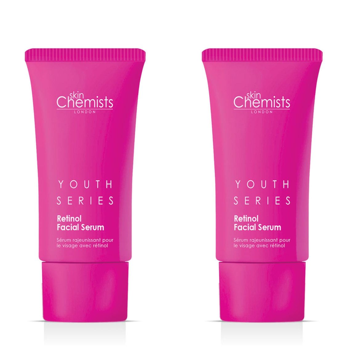 skinChemists Youth Series Retinol & Bakuchiol Facial Serum 30ml x 2 Duo Pack main product photo