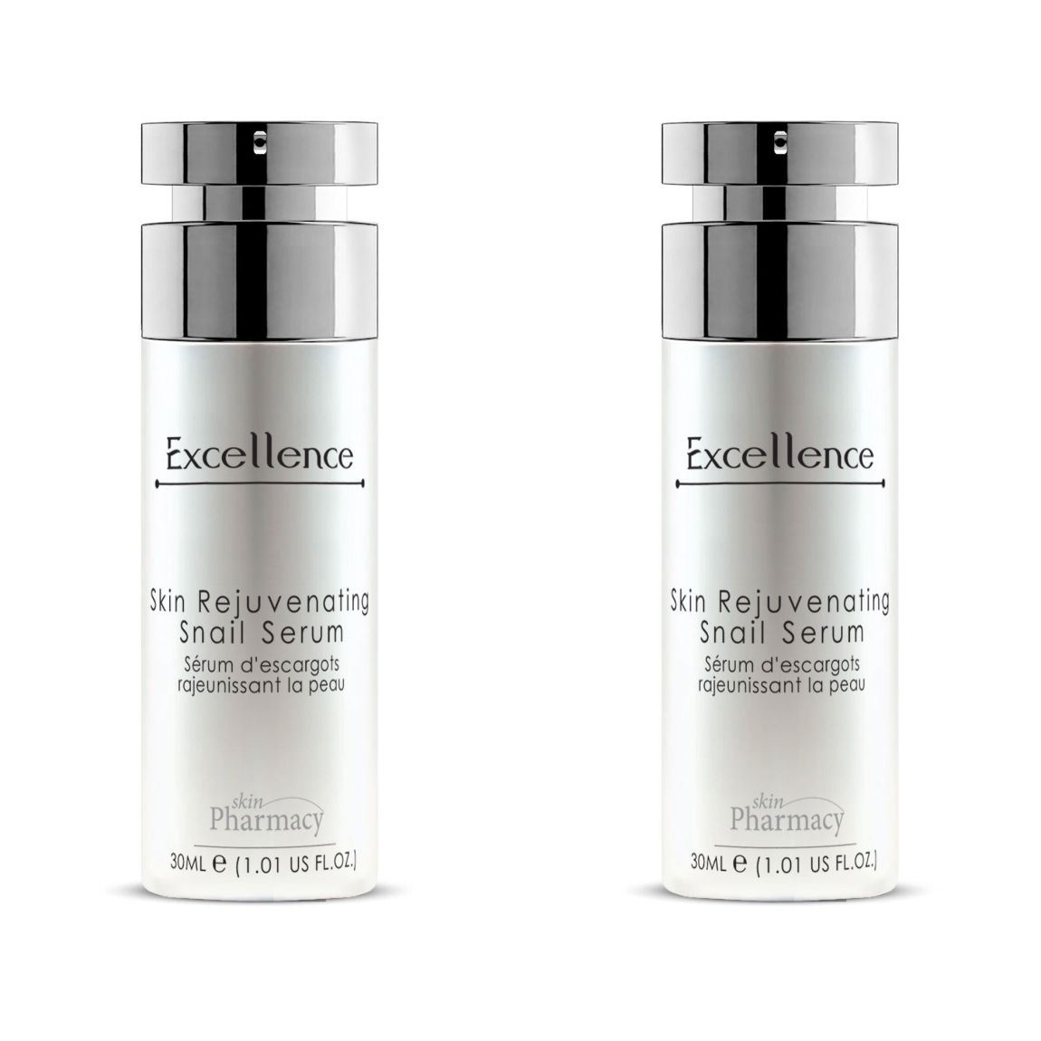 skinPharmacy Excellence Skin Repairing Snail Serum 30ml x 2 Duo Pack main product photo