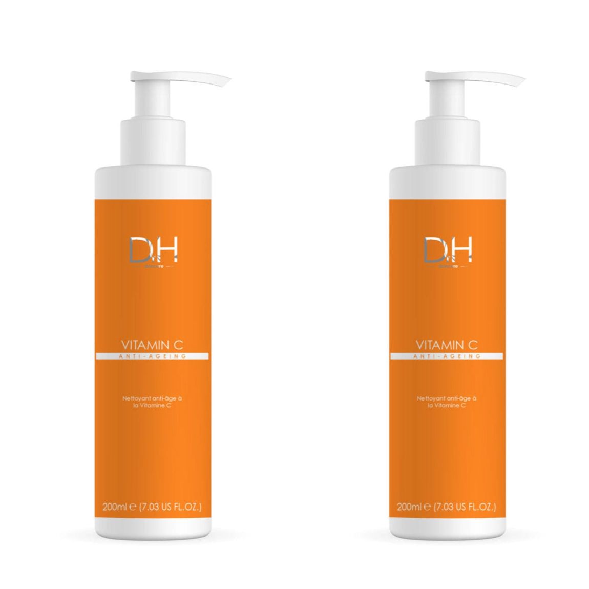 Dr H Vitamin C Anti-Ageing Cleanser 200ml x 2 Duo Pack main product photo