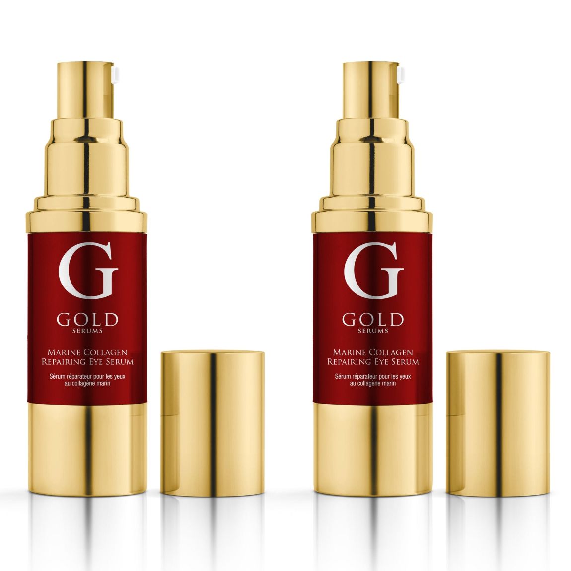 Gold Serums Marine Collagen Repairing Eye Serum 15ml x 2 Duo Pack main product photo