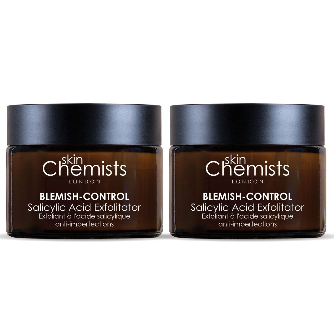skinChemists Salicylic Acid Blemish-Control Exfoliator 60ml x 2 Duo Pack main product photo