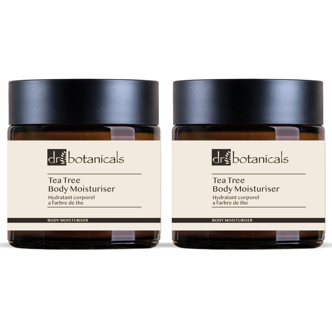 Dr Botanicals Eucalyptus & Tea Tree Body Moisturiser 120ml x 2 Duo Pack main product photo