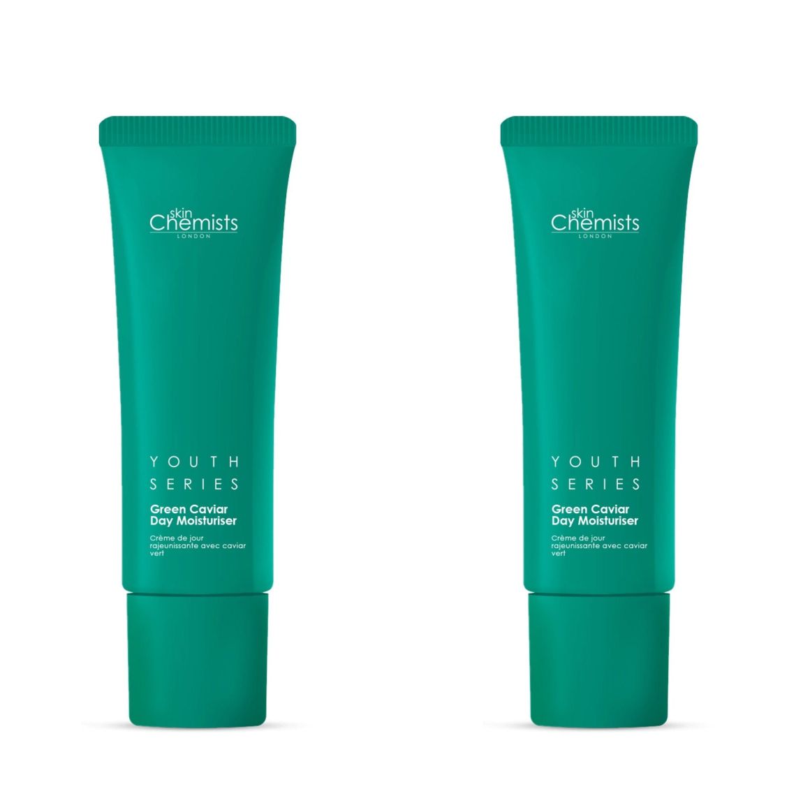 skinChemists Youth Series Green Caviar Day Moisturiser 50ml x 2 Duo Pack main product photo