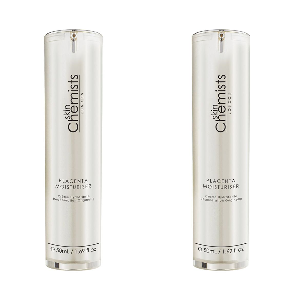 skinChemists Placenta Moisturiser 50ml x 2 Duo Pack main product photo